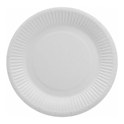 Тарелка-d-180-картонная-белая-мелованная-рифленая Тарелка-d-180-картонная-белая-мелованная-рифленая