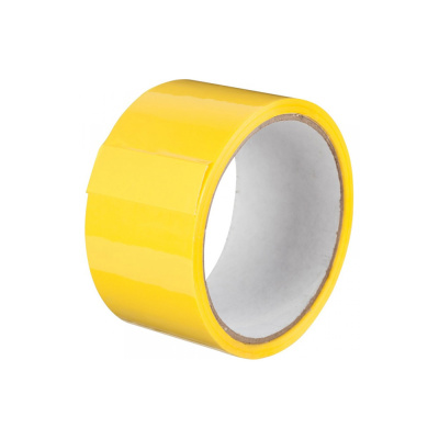 Клейкая лента цветная 48х66 45 мкм  желтая