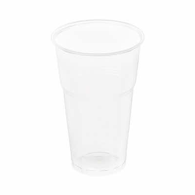 Стакан одноразовый 500 мл ПП ПРОЗРАЧНЫЙ П НЕ ЗАКАЗЫВАТЬ!!!